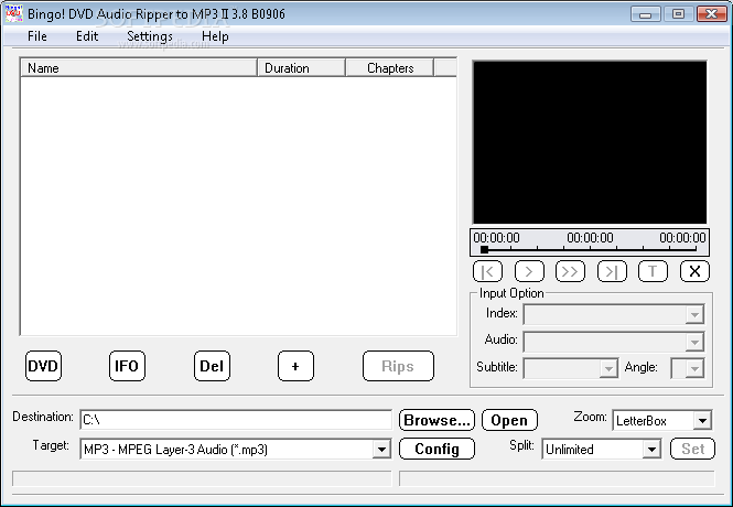 Bingo! DVD Audio Ripper(DVD to MP3-wave)