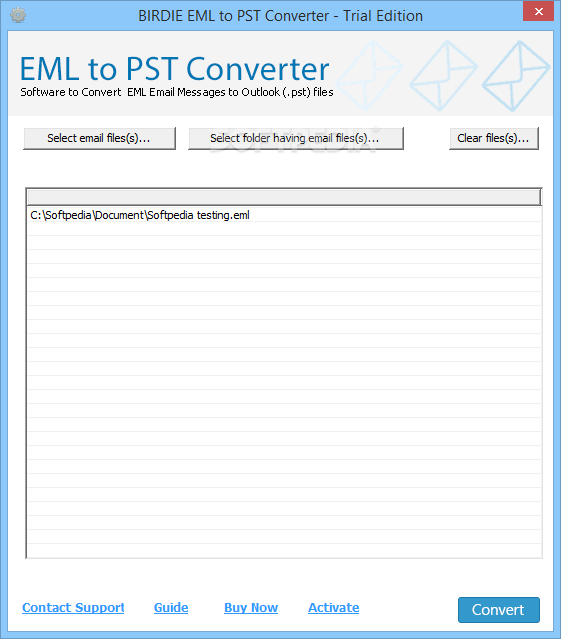 Birdie EML to PST Converter