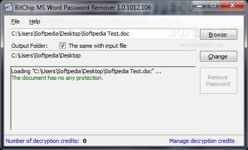 BitChip MS Word Password Remover