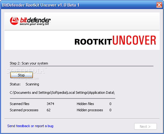 BitDefender RootkitUncover
