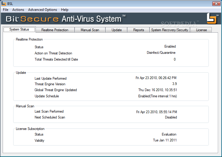 BitSecure AntiVirus System