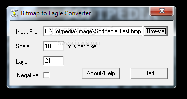 Bitmap to Eagle Converter