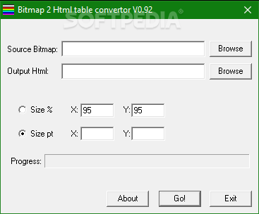Bitmap to Html table convertor
