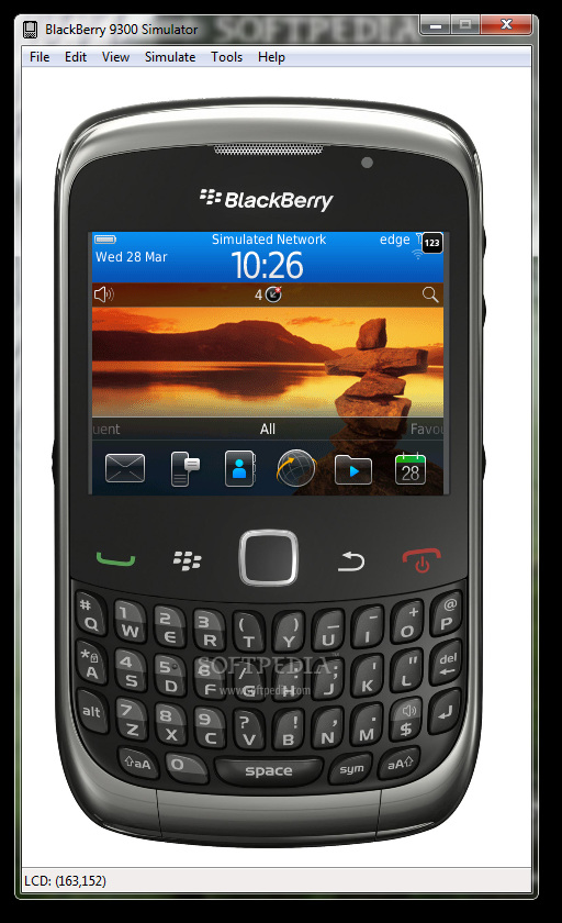 BlackBerry 9300 Simulator