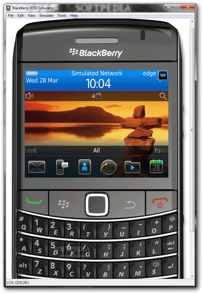 BlackBerry 9700 Simulator