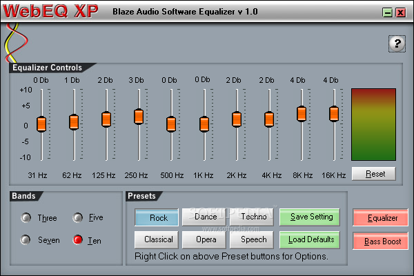 Blaze Audio WebEQ XP
