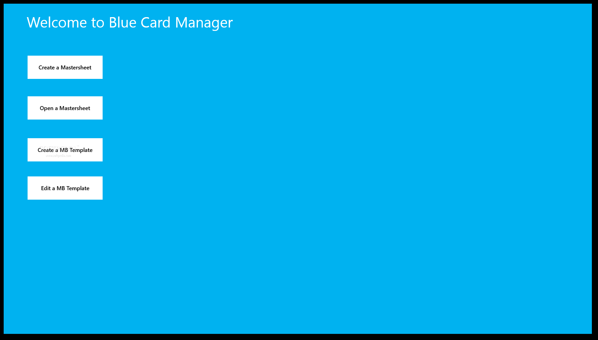Blue Card Manager