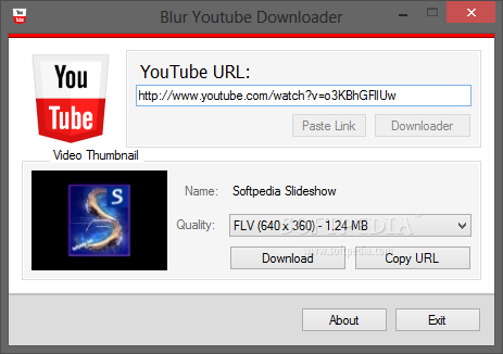 Blur Youtube Downloader