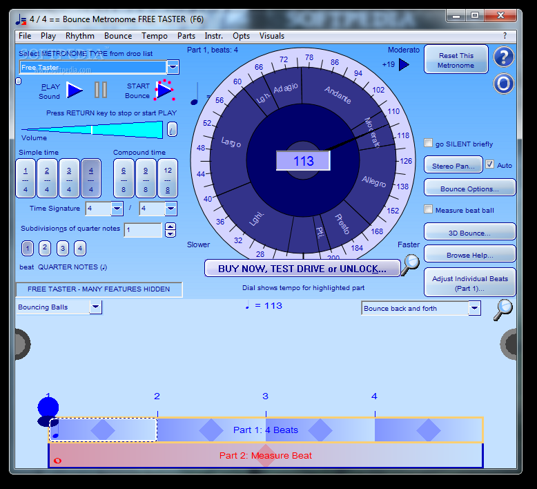 Bounce Metronome