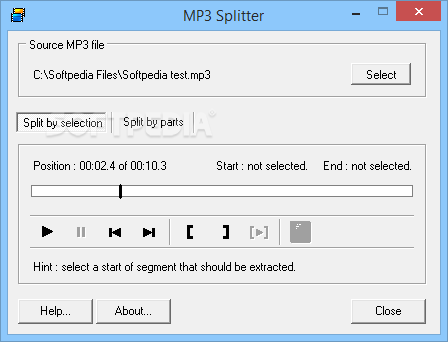 Briz MP3 Splitter