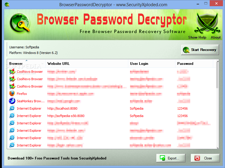 Browser Password Decryptor Portable