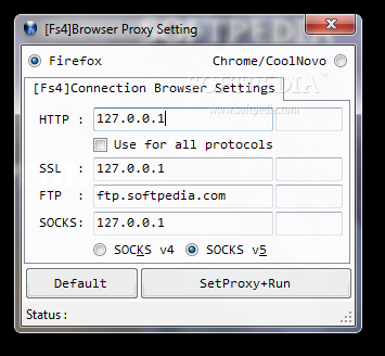 Browser Proxy Setting