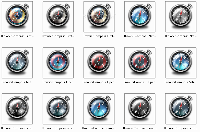 Browsers Compass Icon Pack