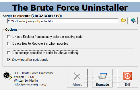 Brute Force Uninstaller