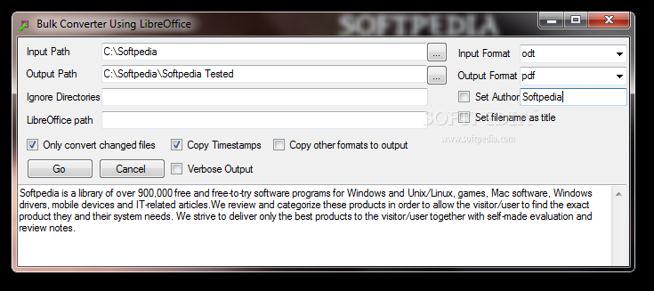 Bulk Converter Using LibreOffice