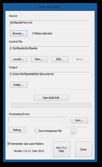 Bulk File Editor