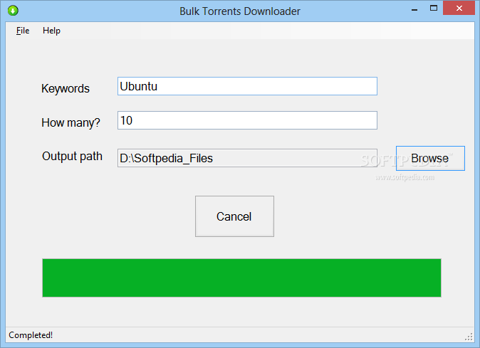 Bulk Torrents Downloader
