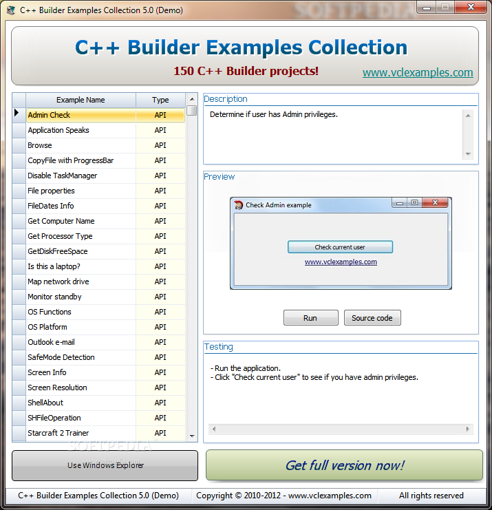 C++ Builder Examples Collection