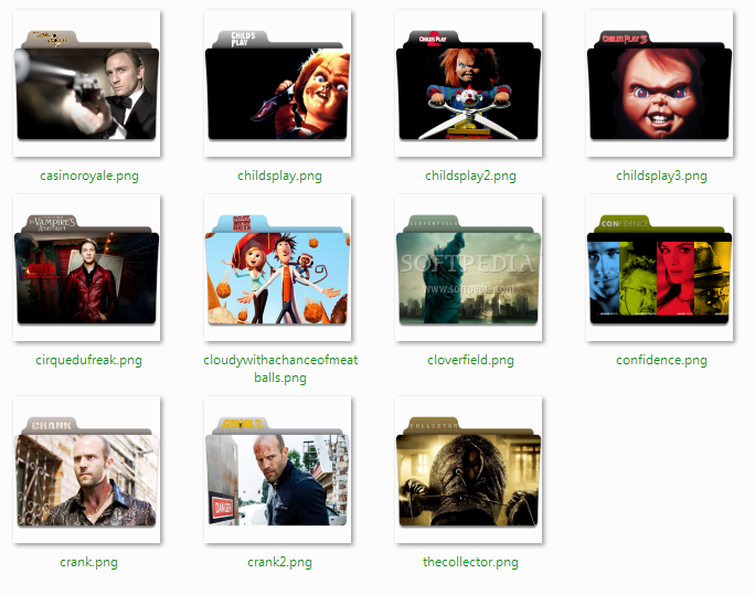 C movie folder icon pack