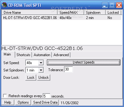 CD-ROM Tool SPTI