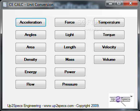 CE CALC - Unit Conversions
