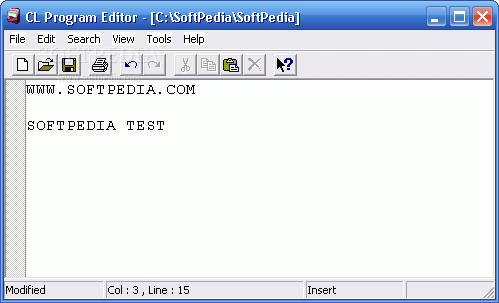 CL Program Editor