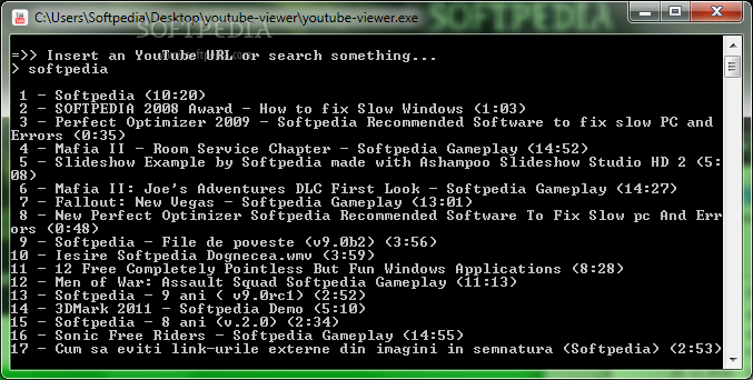 CLI Youtube Viewer