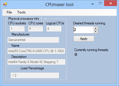 CPUmaxer Tool