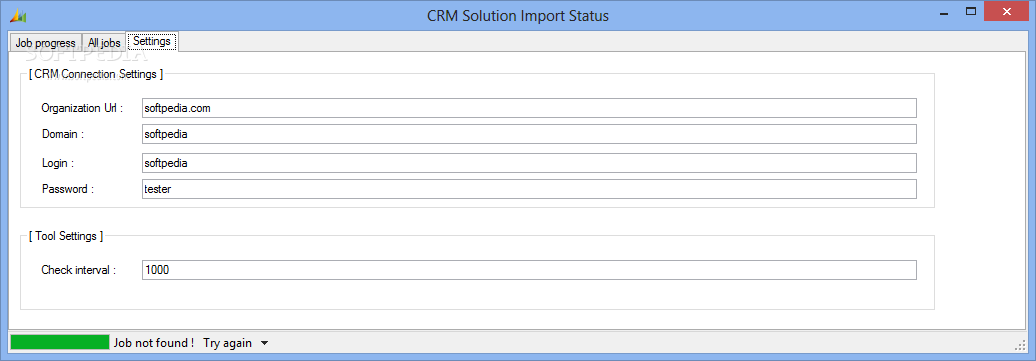 CRM Solution Import Status