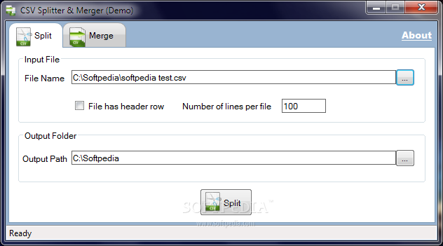 CSV Splitter & Merger