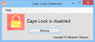 Caps Lock Detector