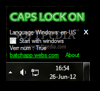 Caps Lock Status