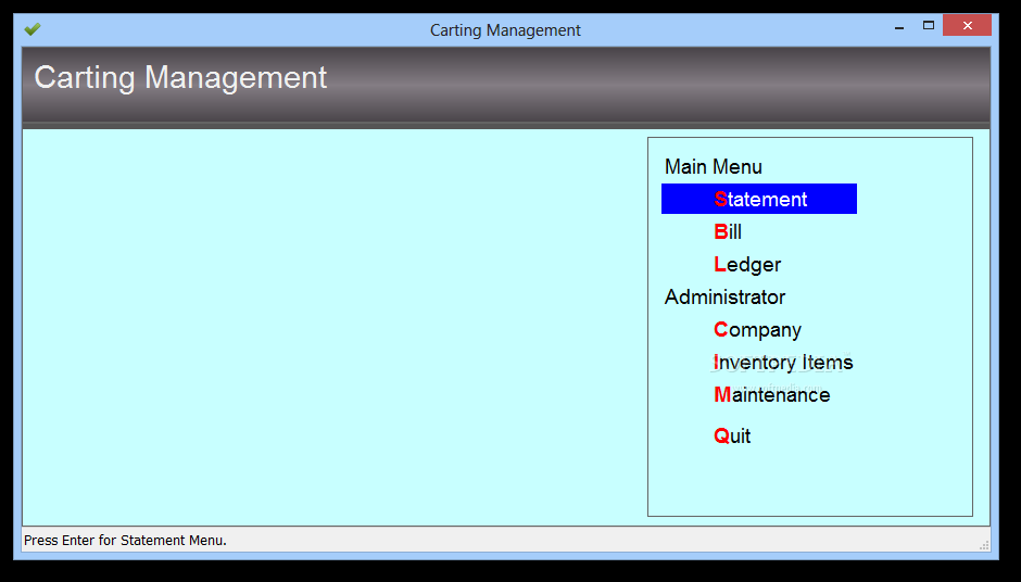 Carting Management