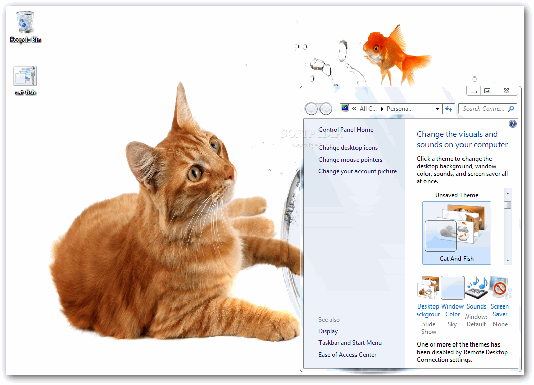 Cat And Fish Theme