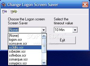 Change Logon Screen Saver