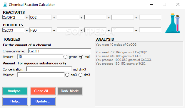 Chemical Reaction Calculator