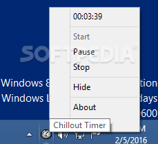 Chillout Timer