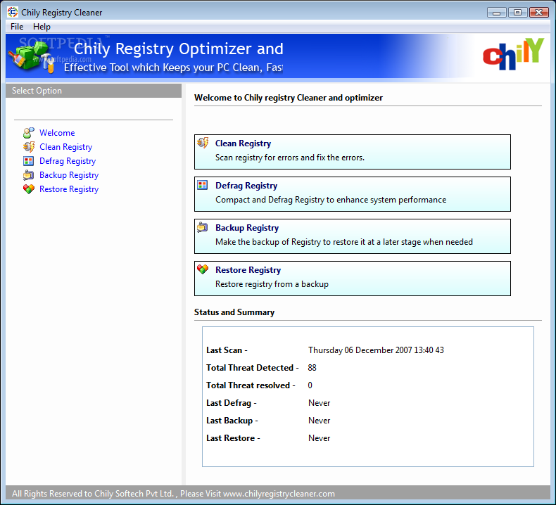 Chily Registry Cleaner