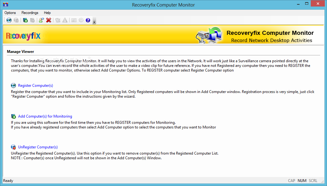 RecoveryFix Computer Monitor