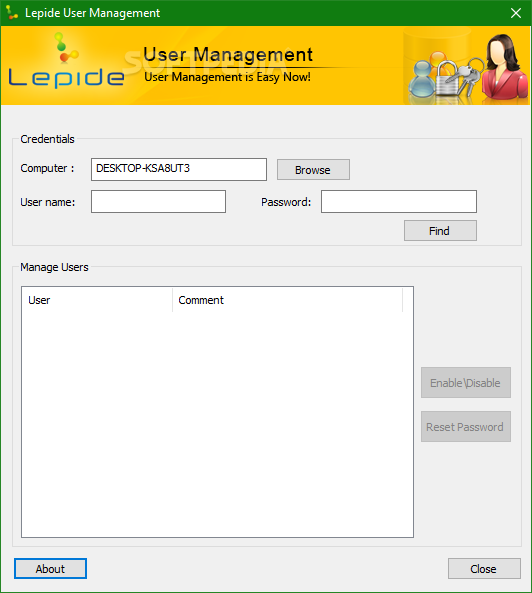 Lepide User Management (formerly Chily User Management)