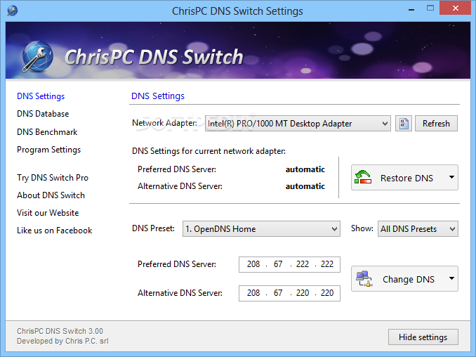 Top 18 Network Tools Apps Like ChrisPC DNS Switch - Best Alternatives