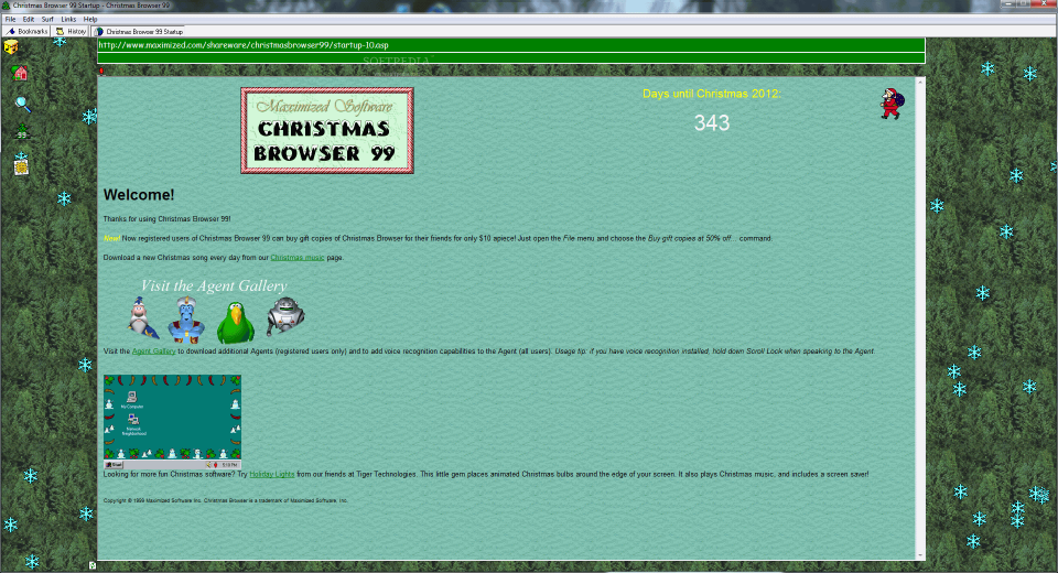 Christmas Browser 99