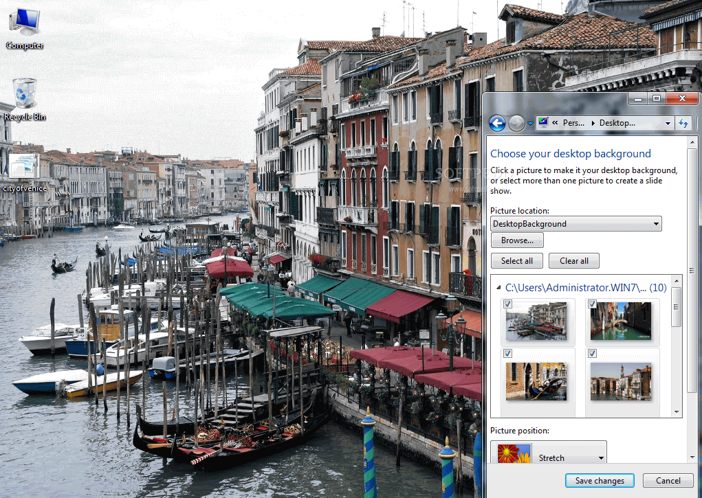 City of Venice Windows 7 Theme