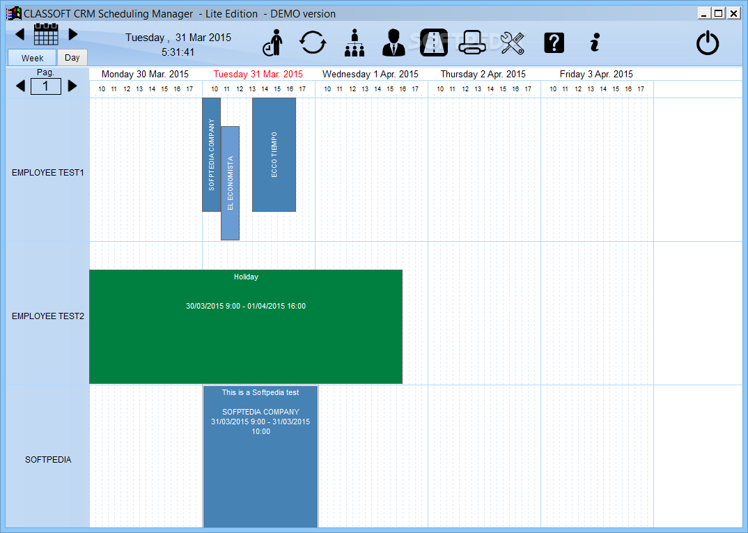 Classoft CRM Scheduling Manager Lite Edition