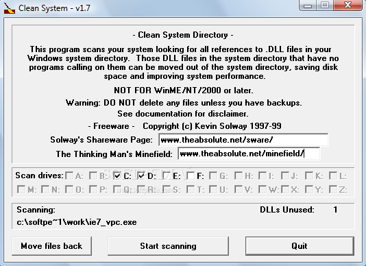 Clean System Directory