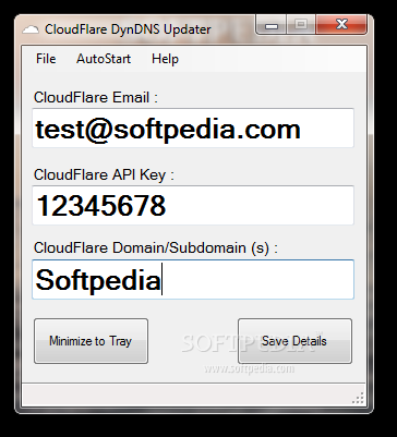 CloudFlare DynDNS Updater