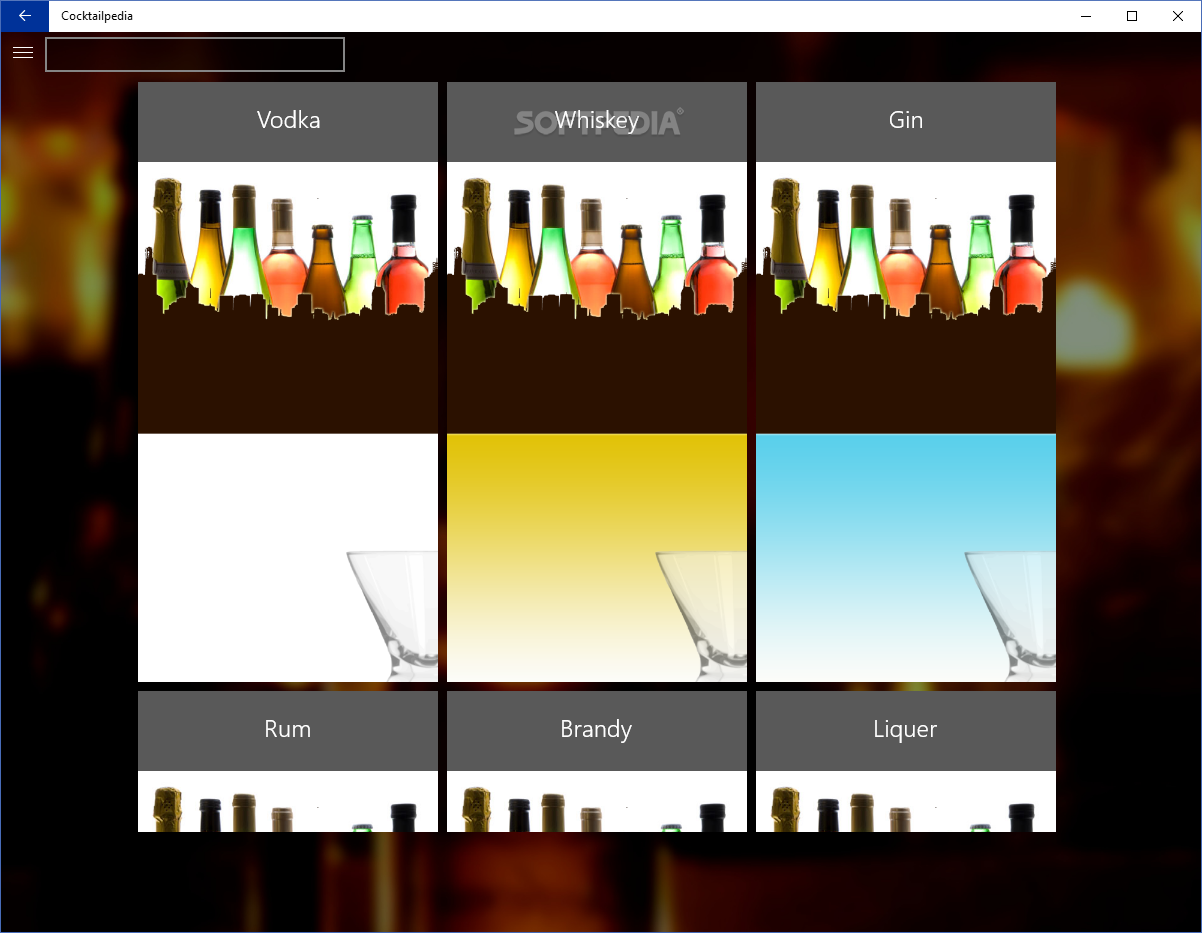 Cocktailpedia for Windows 10/8.1
