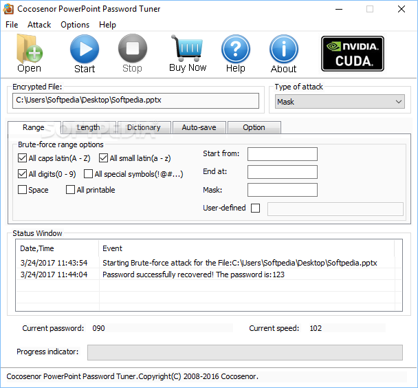 Cocosenor PowerPoint Password Tuner