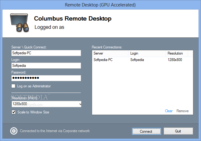 Columbus Remote Desktop Portable