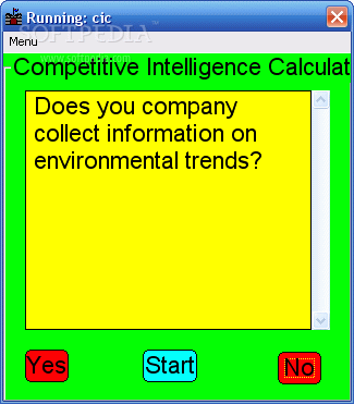 Competitive Intelligence Calculator
